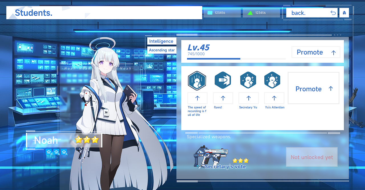 二游的养成界面（图ZMzQ4MTI4ODYw） - 游戏UI - 站酷设计师Hayumi原创素材 - 站酷ZCOOL