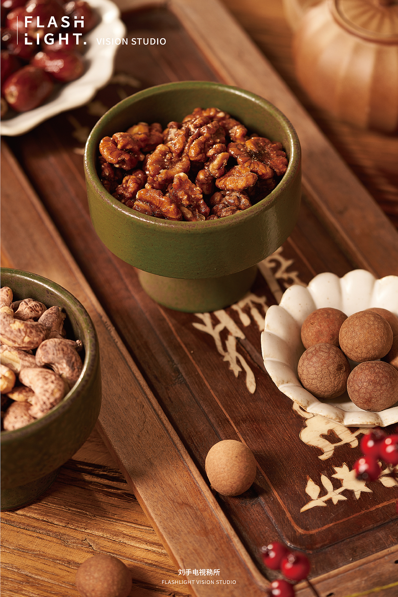 【美食摄影】新年礼盒拍摄 春节礼盒 坚果礼盒 新中式