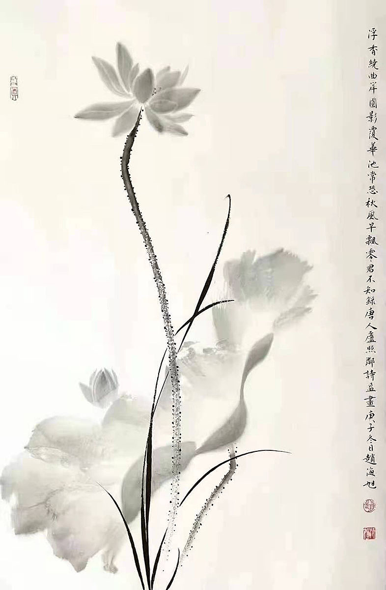画家赵海旭，霍春阳入室弟子，海派花鸟画青年代表（图ZMzI0NjY2MjQw） - 绘画 - 站酷设计师易阁字画网张小克原创素材 - 站酷ZCOOL