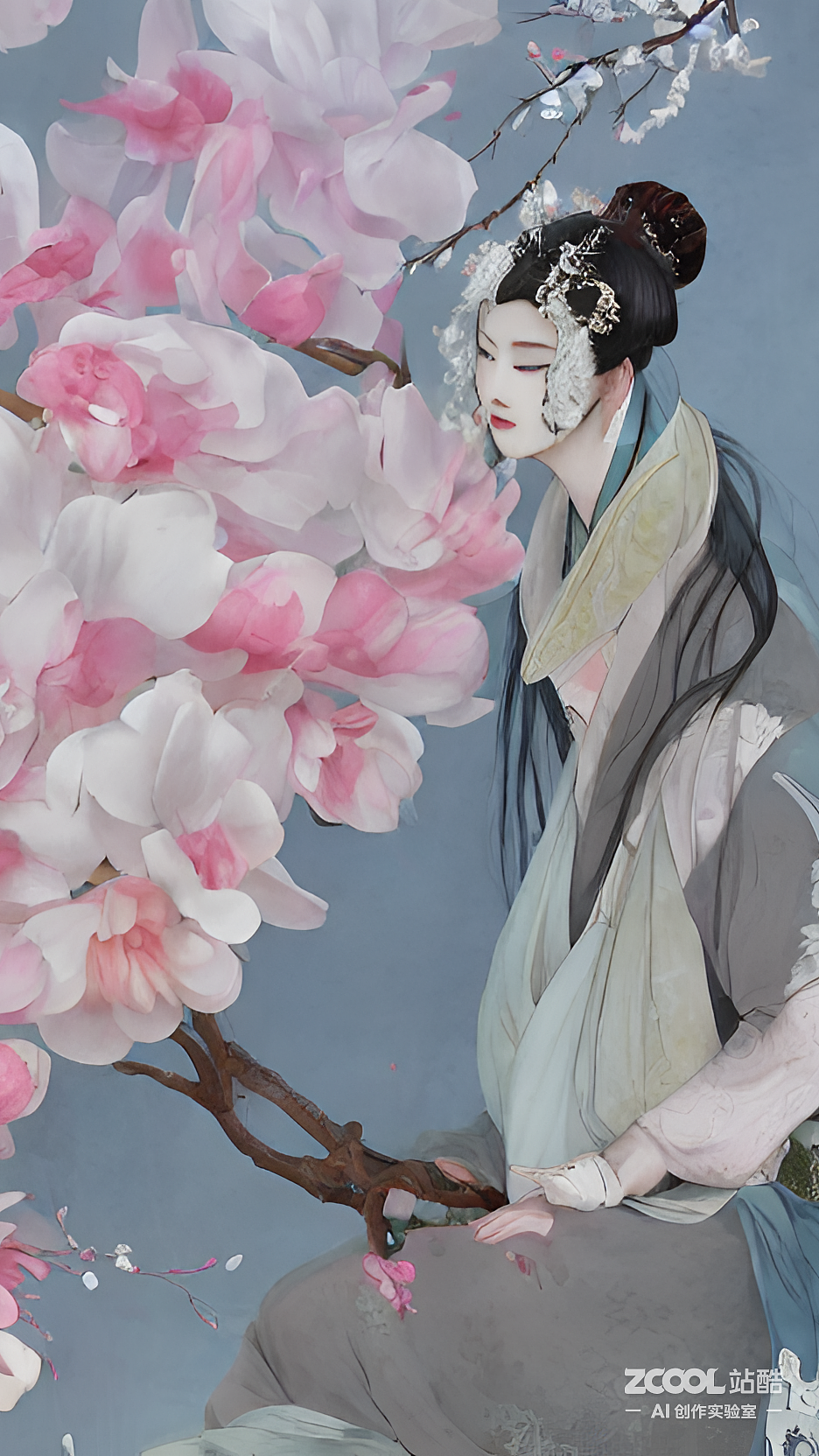 #AI创作实验室#如梦令·无计挽韶光（图ZMzIzODE3MjUy） - AI作品 - 站酷设计师拿铁不加糖Pro原创素材 - 站酷ZCOOL