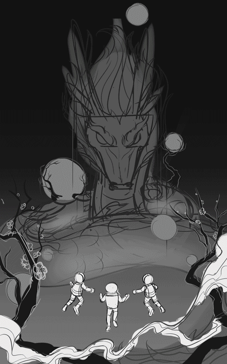 龍年的故事 | 國潮插畫（圖ZMzQyODY3NDI4） - 創(chuàng)作習(xí)作 - 站酷設(shè)計(jì)師云汜_winskace原創(chuàng)素材 - 站酷ZCOOL