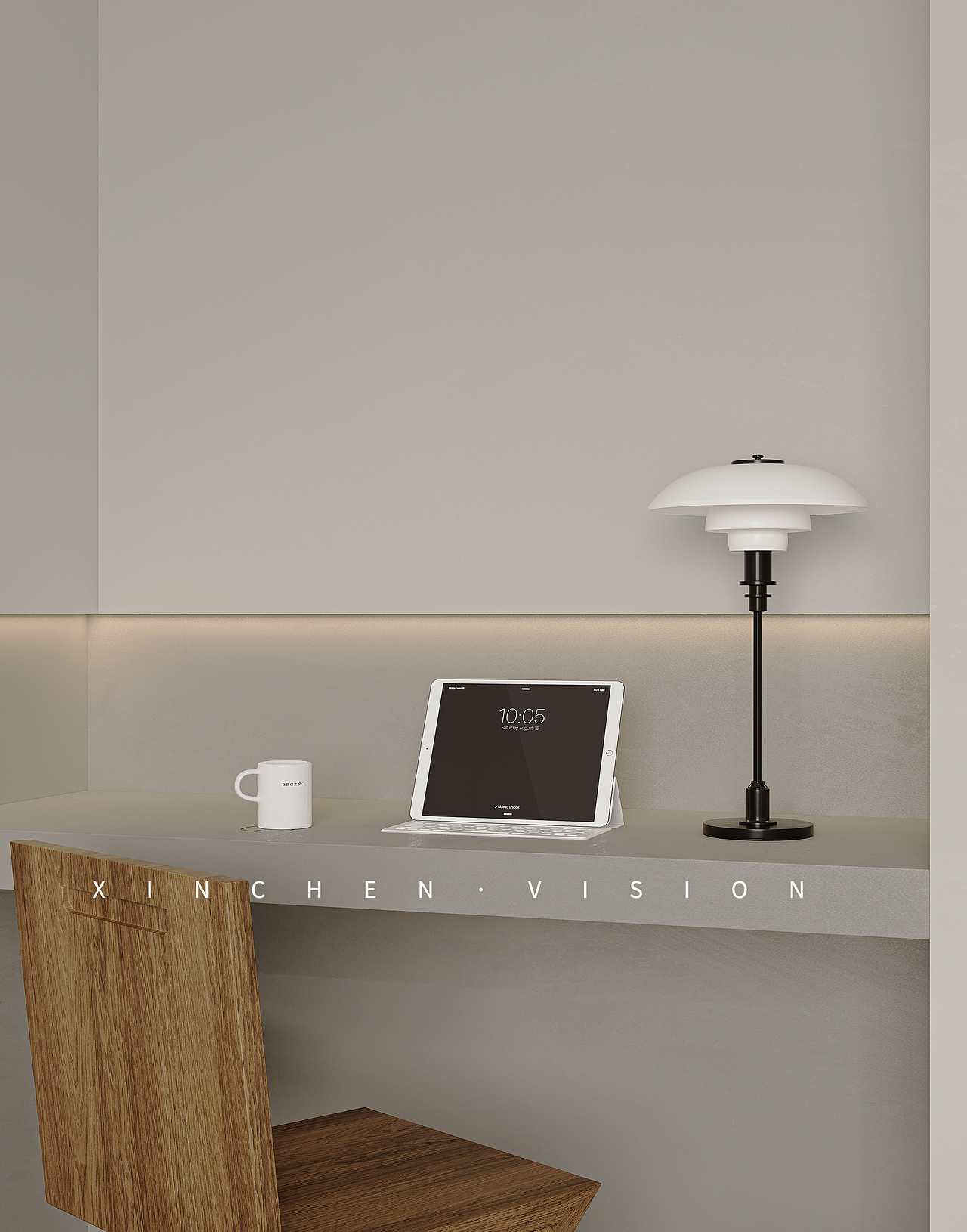 客餐厅+卧室（图ZMzE3MTUzODcy） - 家装设计 - 站酷设计师XINCHENvision原创素材 - 站酷ZCOOL