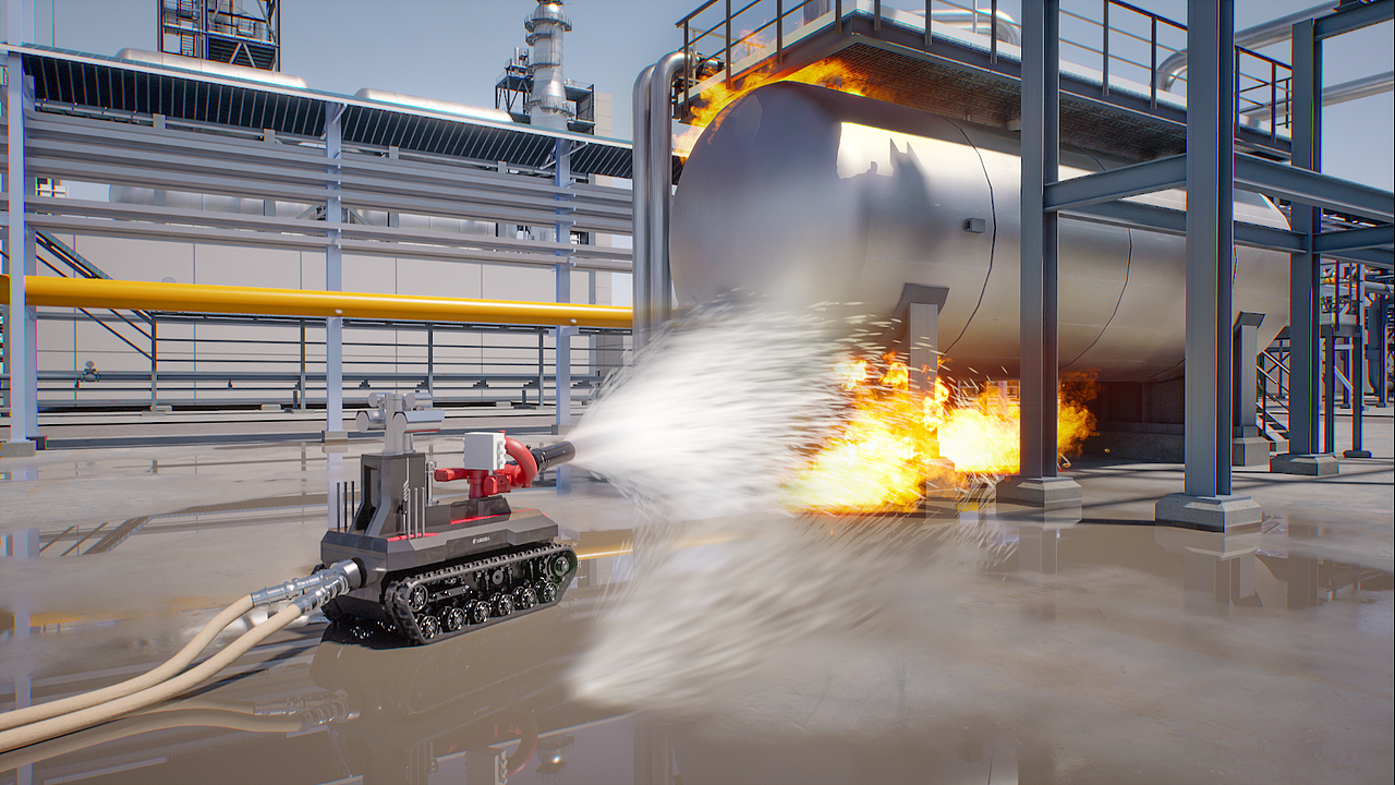 七腾消防机器人