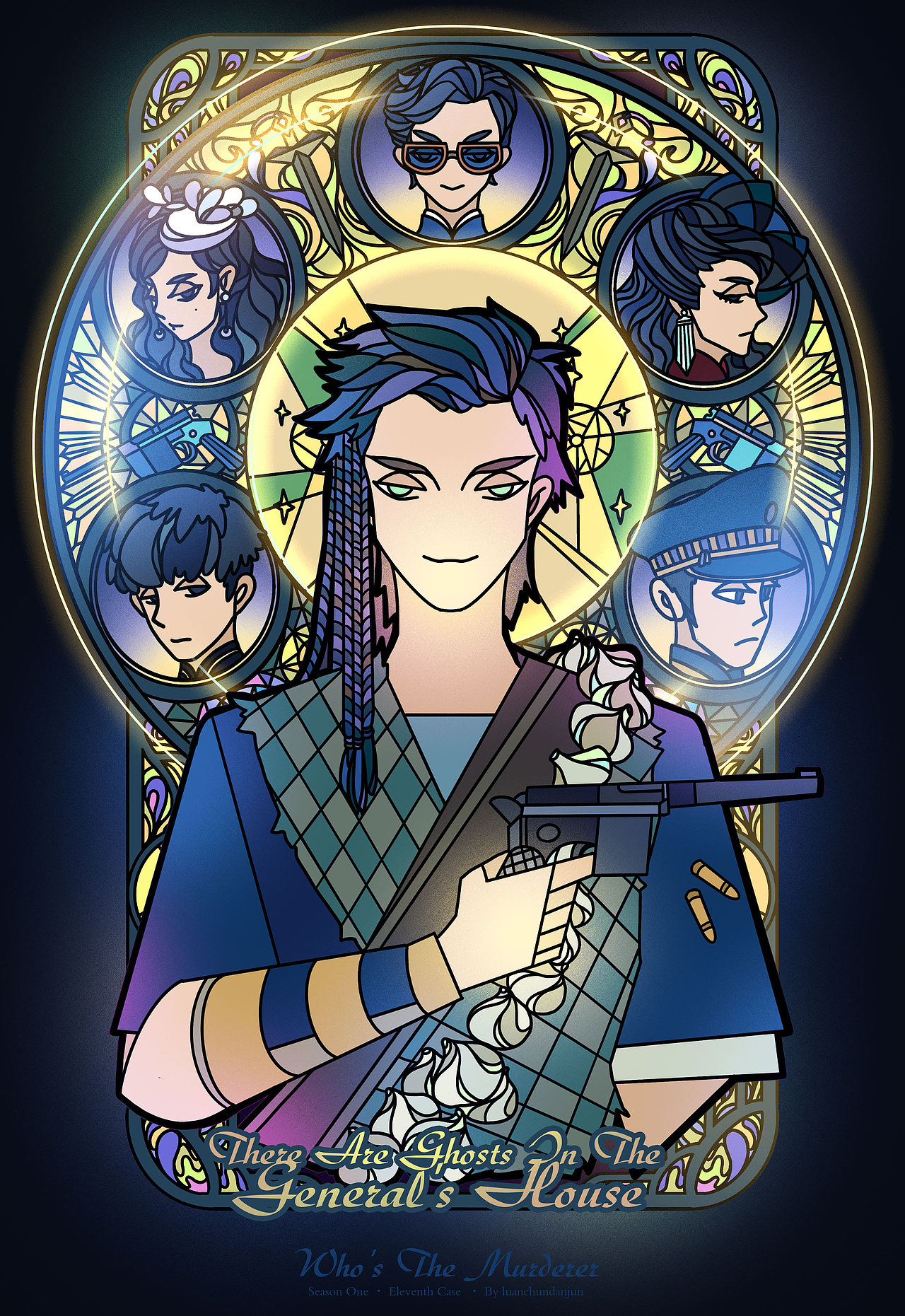明星大侦探第一季【凶手卡牌插图】（图ZMzAwMjQ2MTA4） - 创作习作 - 站酷设计师卤鹌鹑蛋君原创素材 - 站酷ZCOOL