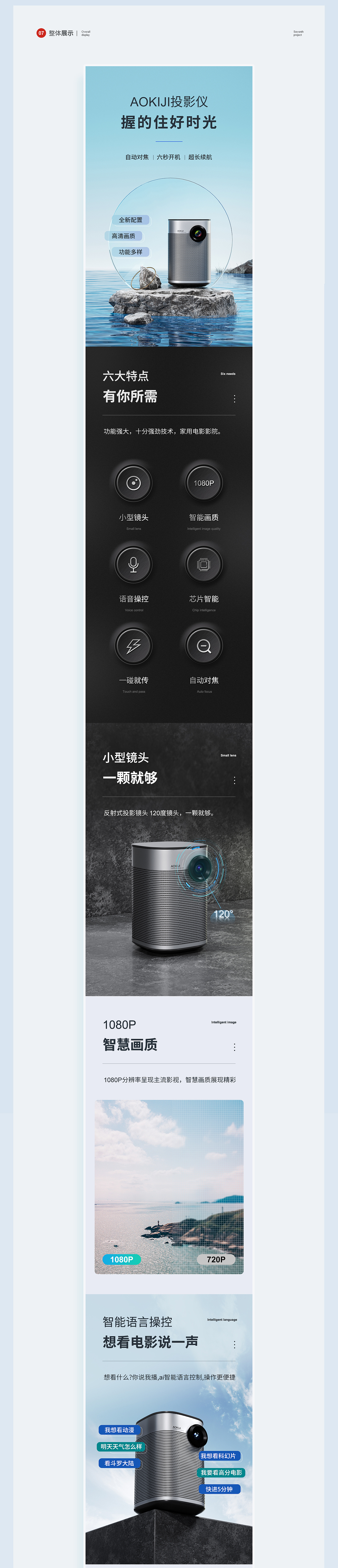 投影仪-详情(图ZMzAyNDAwNDI0) - 电商 - 站酷设计师写意_lx原创素材 - 站酷ZCOOL