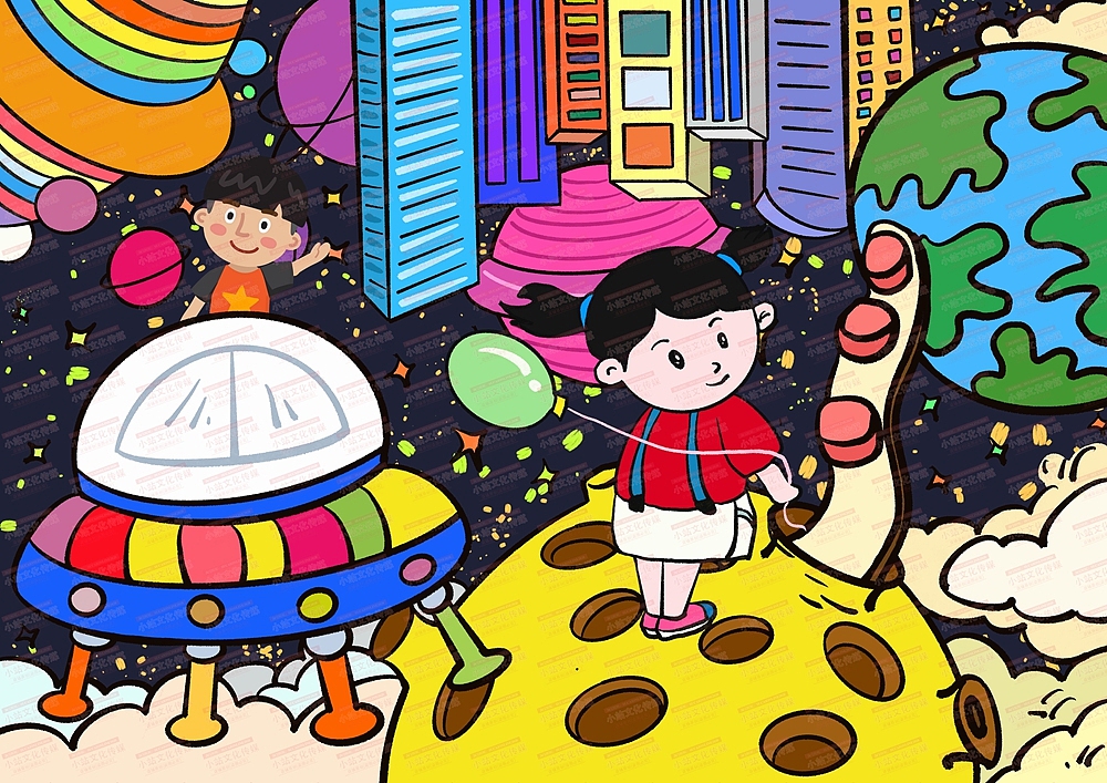 中小学生绘画 电脑绘画作品中小学电脑绘画作品