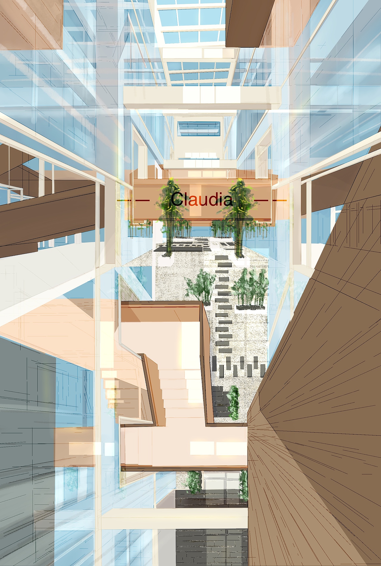 建筑插画（图ZMzMzNTgzMjA0） - 商业插画 - 站酷设计师墨月公子原创素材 - 站酷ZCOOL