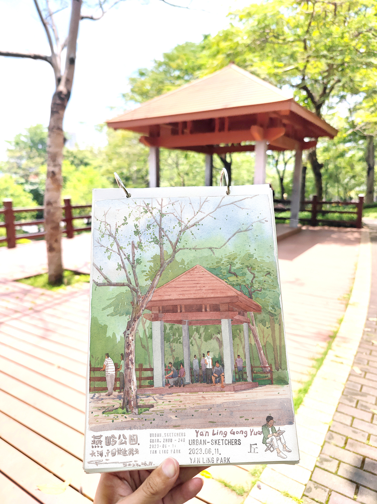 『画本系列』-我的第42本画本-城市速写系列作品