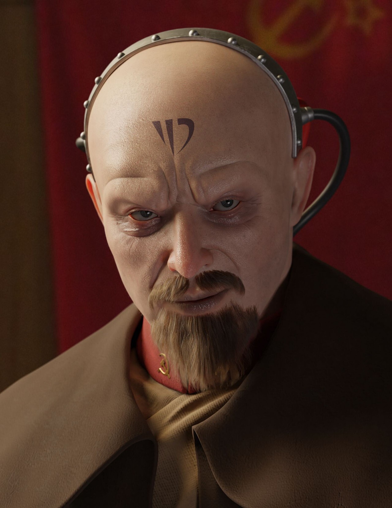 3d建模还原童年经典之红警2尤里x