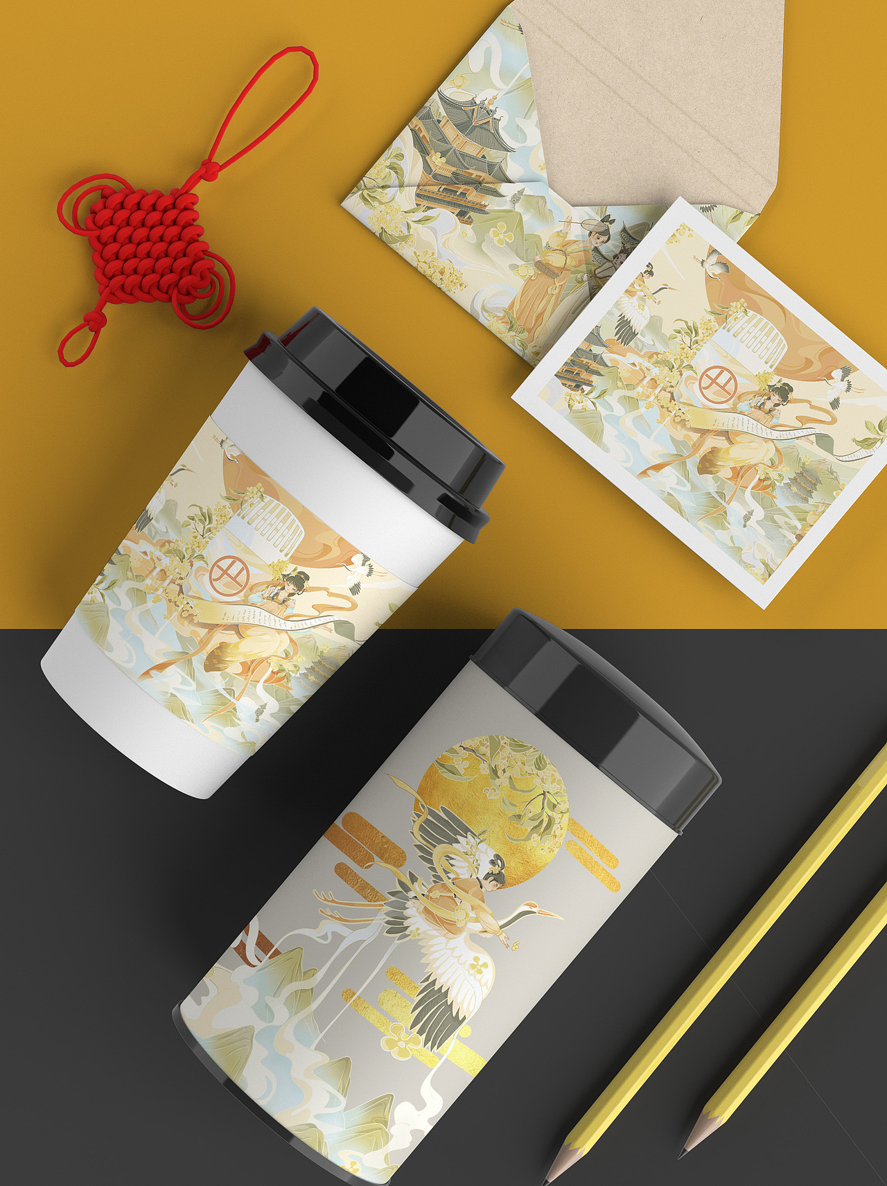 网易严选——空山桂雨香氛国风插画（图ZMzE3MzAwNzk2） - 商业插画 - 站酷设计师目目桃原创素材 - 站酷ZCOOL