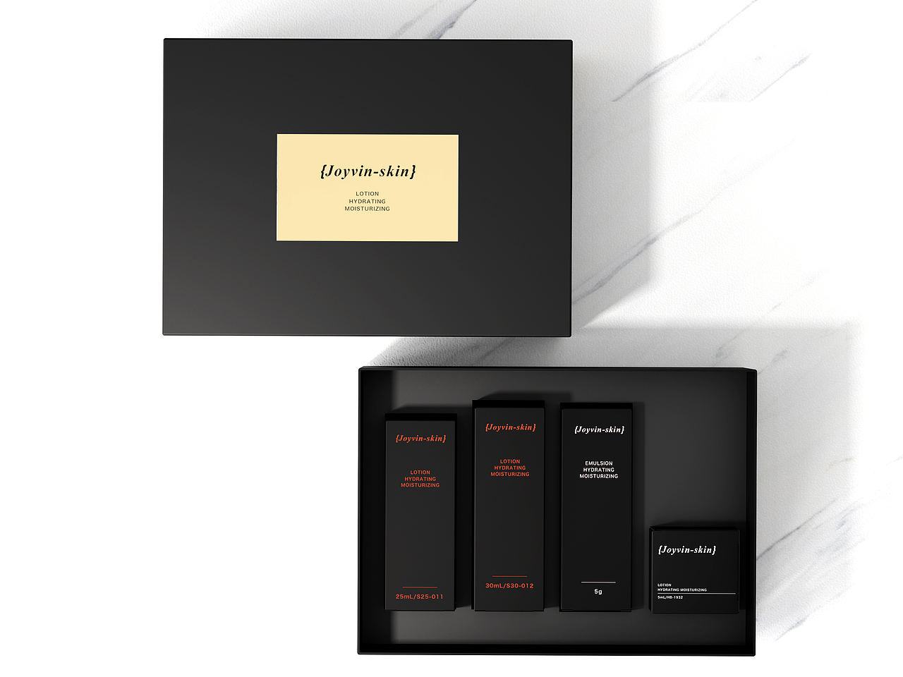 护肤品包装设计/护肤品试用装/化妆品瓶子keyshot渲染