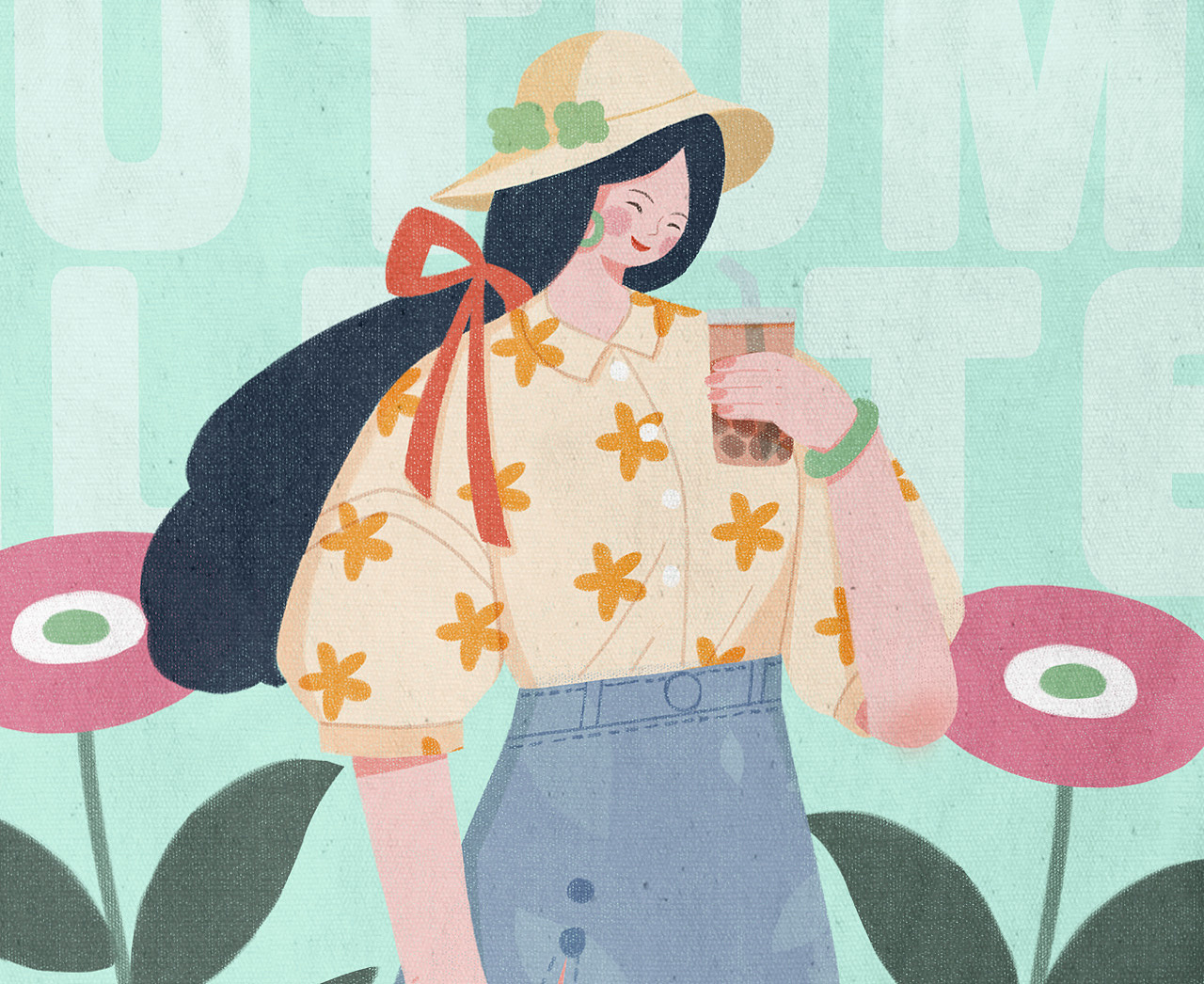 2023-8月人物插畫合集