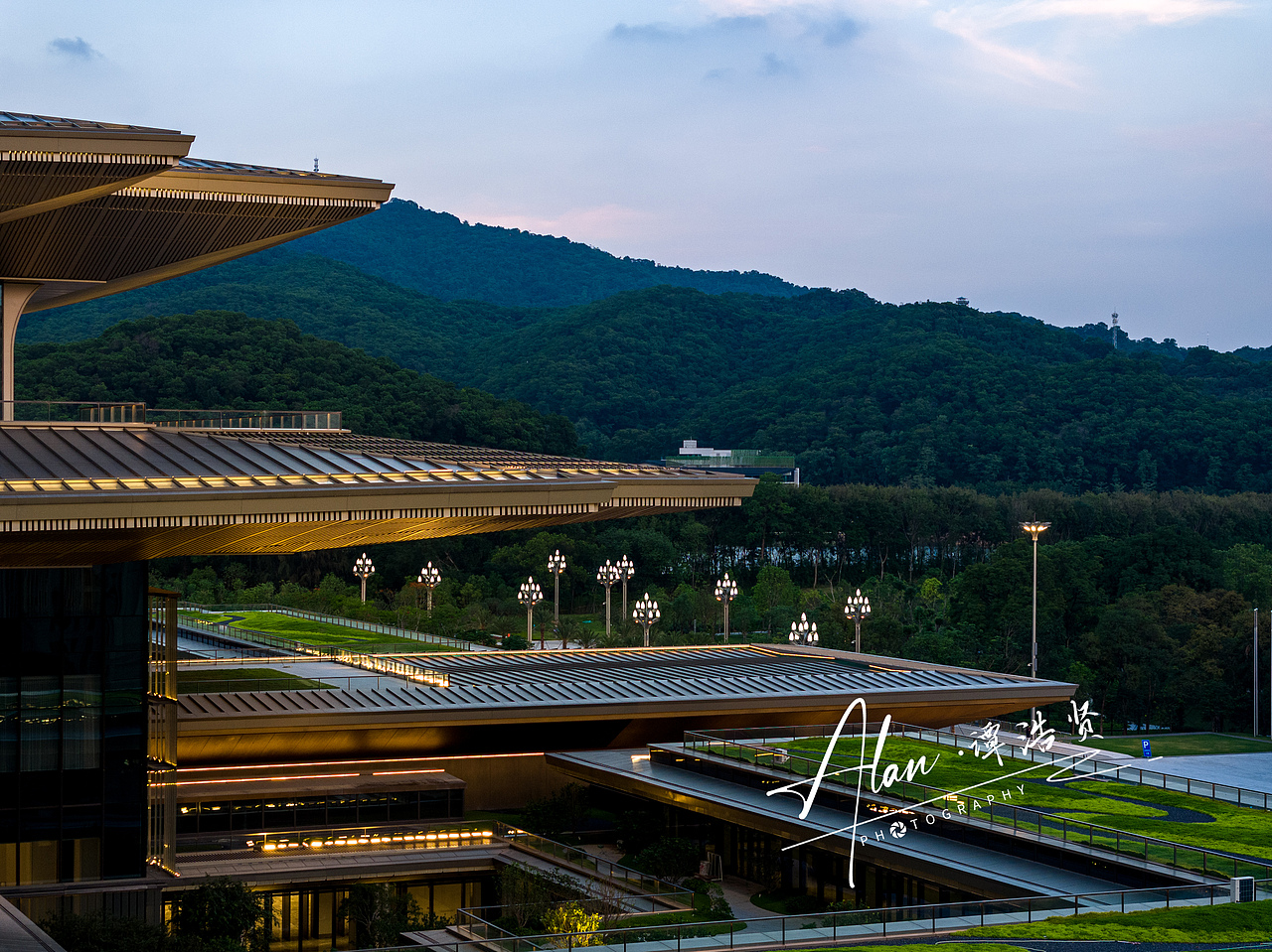 景观照明 | 广州白云国际会议中心（图ZMzQxMjc4MTc2） - 环境/建筑摄影 - 站酷设计师谭浩贤原创素材 - 站酷ZCOOL