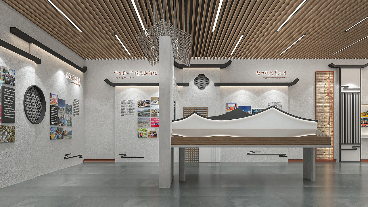 江苏援藏展厅（图ZMzE2NTYyMTcy） - 建筑/空间 - 站酷设计师青宇四我原创素材 - 站酷ZCOOL