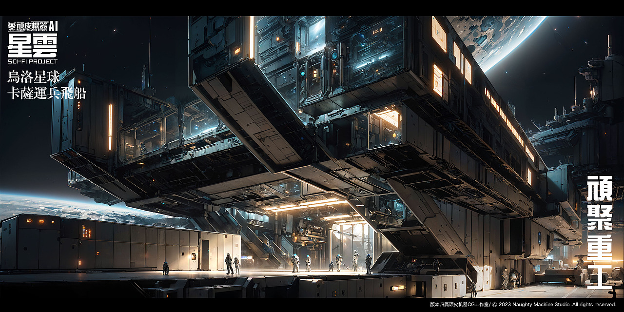 《星雲》系列-AI 科幻元宇宙世界观设定-乌洛星球