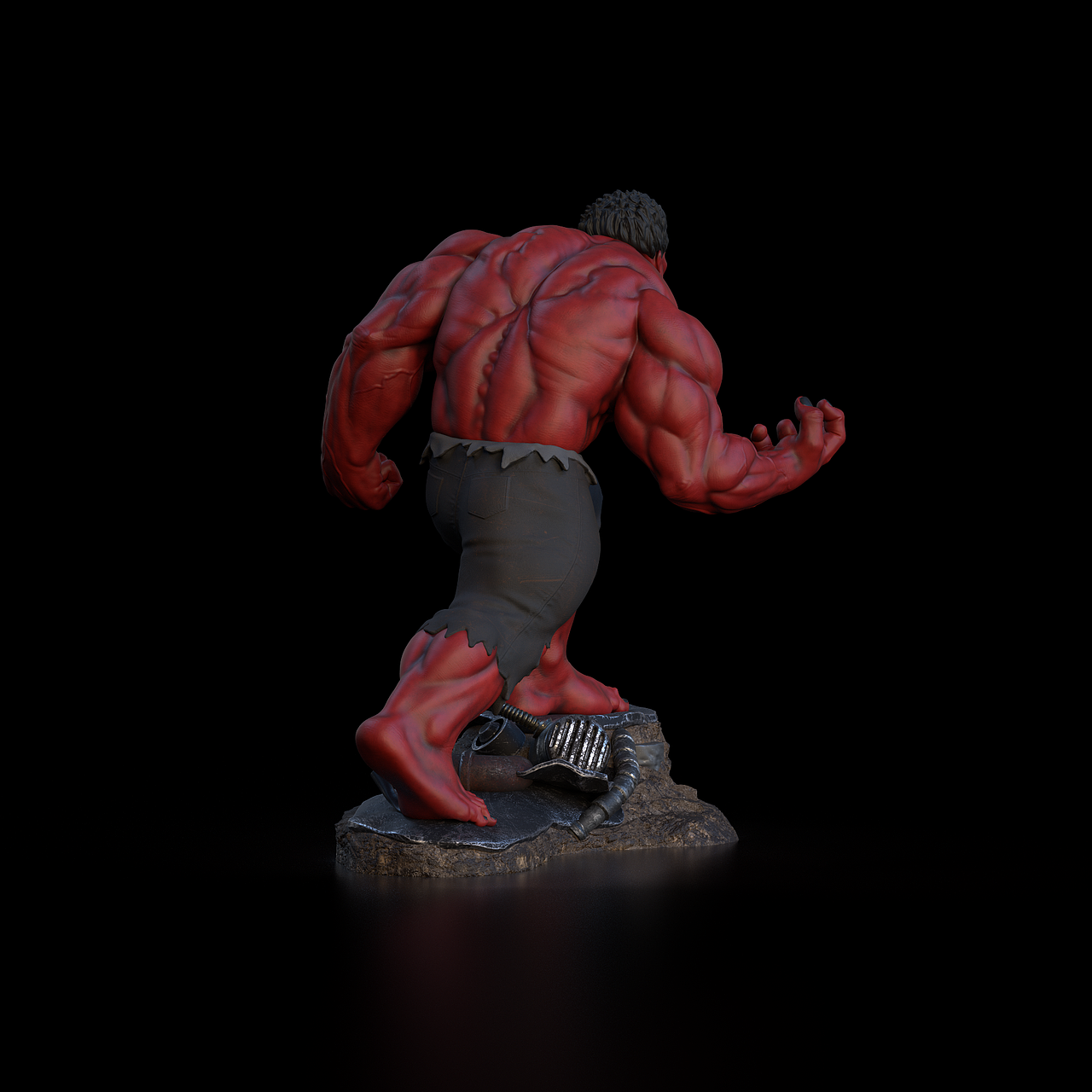 雕像练习 红浩克