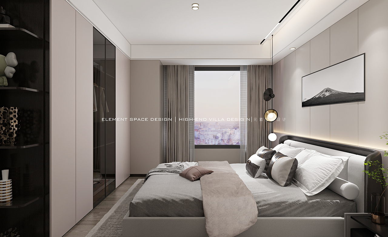 【元素表现】--现代黑白灰风格空间表现