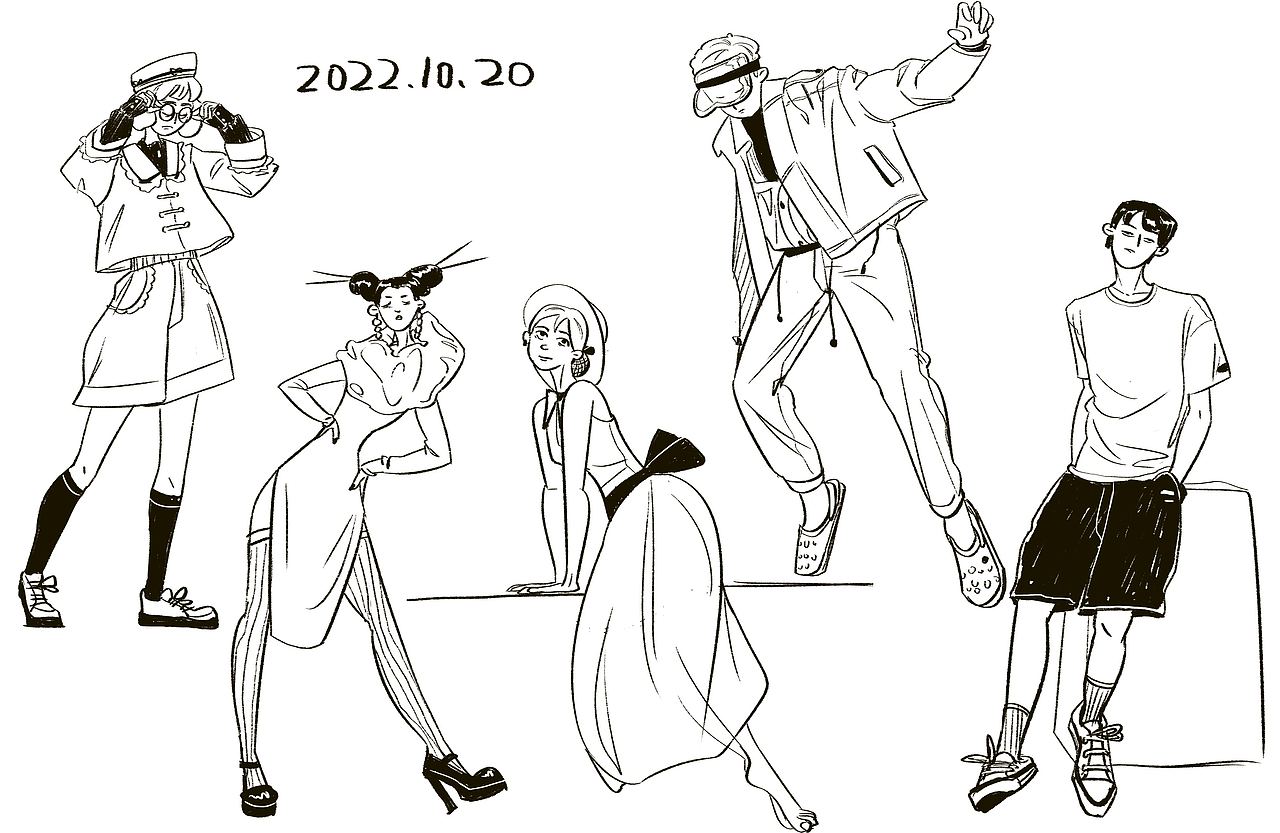 最近速寫合集（圖ZMzIwNDc2NjEy） - 創(chuàng)作習(xí)作 - 站酷設(shè)計師Flanca原創(chuàng)素材 - 站酷ZCOOL