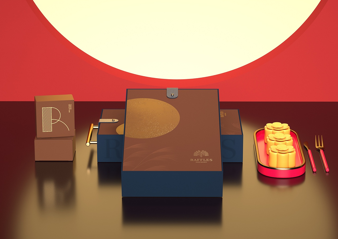 莱佛士酒店中秋6粒礼盒设计（图ZMzA0NTg5NDQw） - 包装 - 站酷设计师NEERU灵睿原创素材 - 站酷ZCOOL