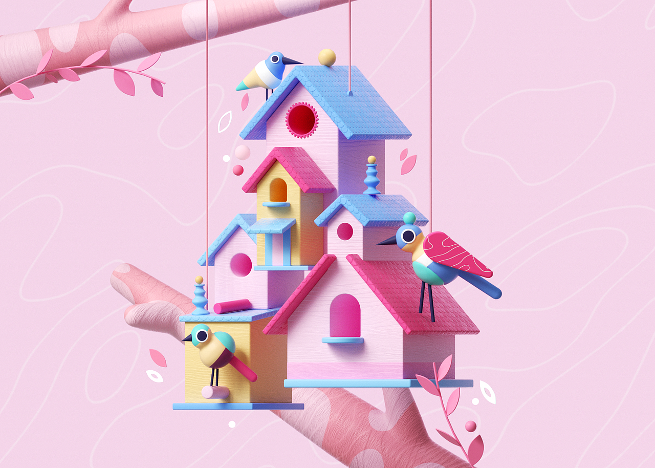 C4D 临摹练习 非原创