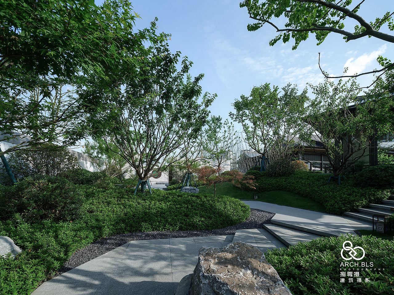 蜀园宋韵丨成都交投电建 · 国宾江山,景观摄影（图ZMzM4NzAyOTMy） - 环境/建筑摄影 - 站酷设计师建筑空间摄影镇东原创素材 - 站酷ZCOOL