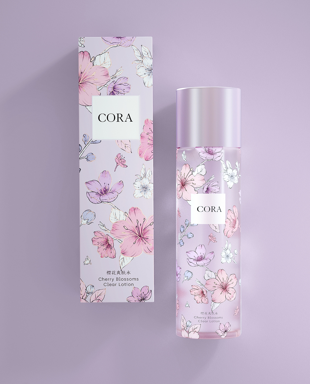 《Cora》化妆品包装设计 | 紫安钰