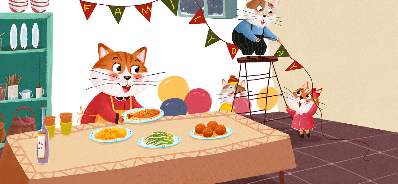 我爱我的家人（图ZMzIwMDg4MDUy） - 绘本 - 站酷设计师爬行的胖鸟儿原创素材 - 站酷ZCOOL