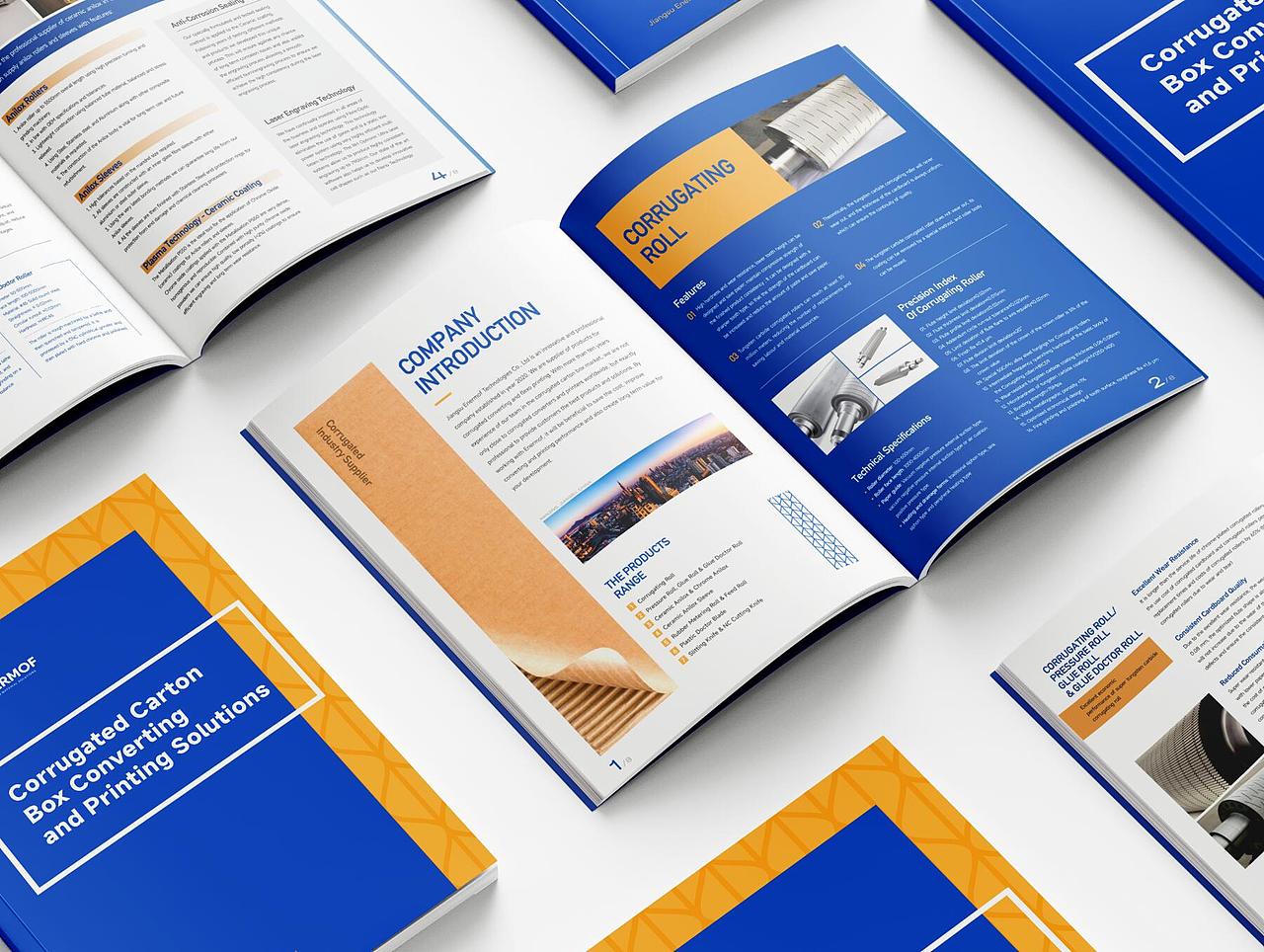 蓝色系产品画册