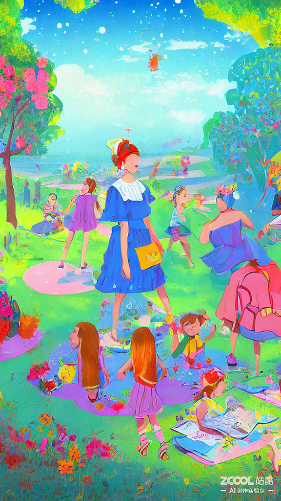 儿童的终极幻想（图ZMzIwMTY1Nzg0） - AI作品 - 站酷设计师Z40943978原创素材 - 站酷ZCOOL