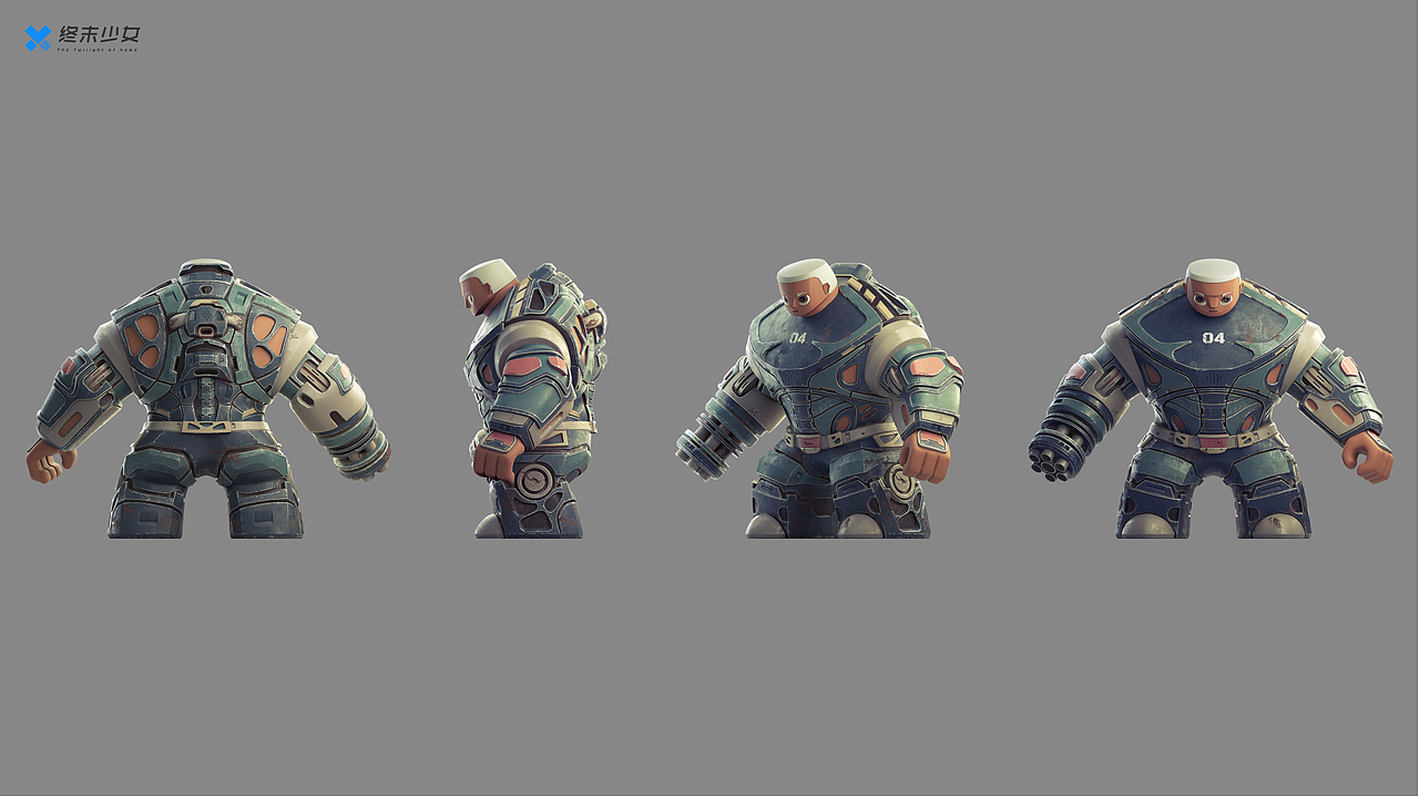 终末少女3D角色设计（图ZMzIxNDk5NjQ0） - 动画/影视 - 站酷设计师闲木原创素材 - 站酷ZCOOL