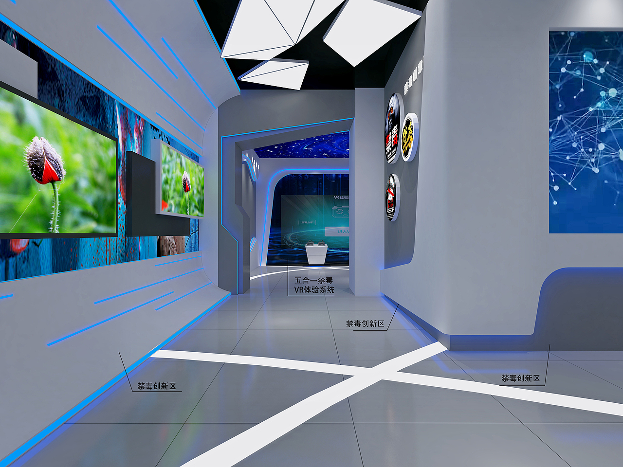 禁毒教育基地（图ZMzE4NTUzNTAw） - 建筑/空间 - 站酷设计师深蓝世纪原创素材 - 站酷ZCOOL