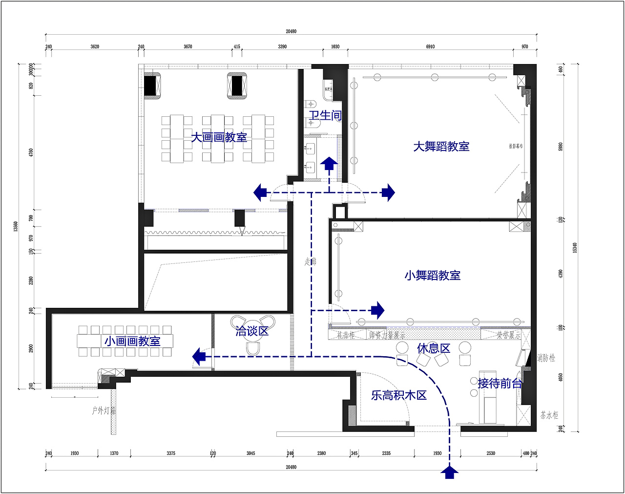 爱小朵艺术教育学校（图ZMzA3OTAxNzg4） - 商业空间设计 - 站酷设计师空舍设计原创素材 - 站酷ZCOOL
