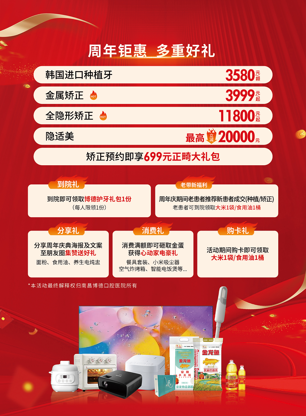 医疗｜口腔周年庆活动宣传物料（图ZMzMzMDA4Njc2） - 海报 - 站酷设计师Z待到岁月花开原创素材 - 站酷ZCOOL