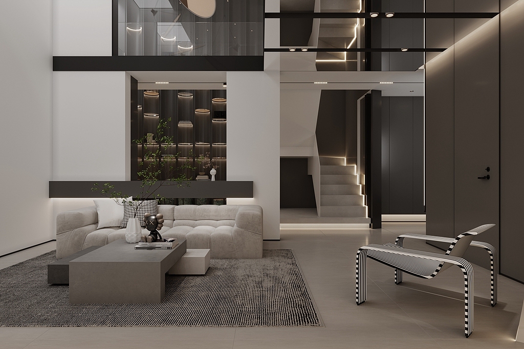 现代简约小别野（图ZMzE0MjgyODk2） - 家装设计 - 站酷设计师简狄设计事务所原创素材 - 站酷ZCOOL