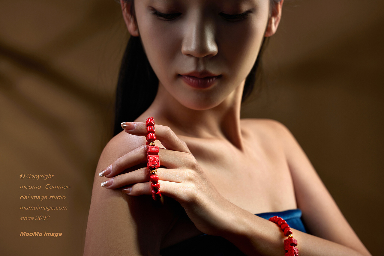 朱砂手串|静物摄影