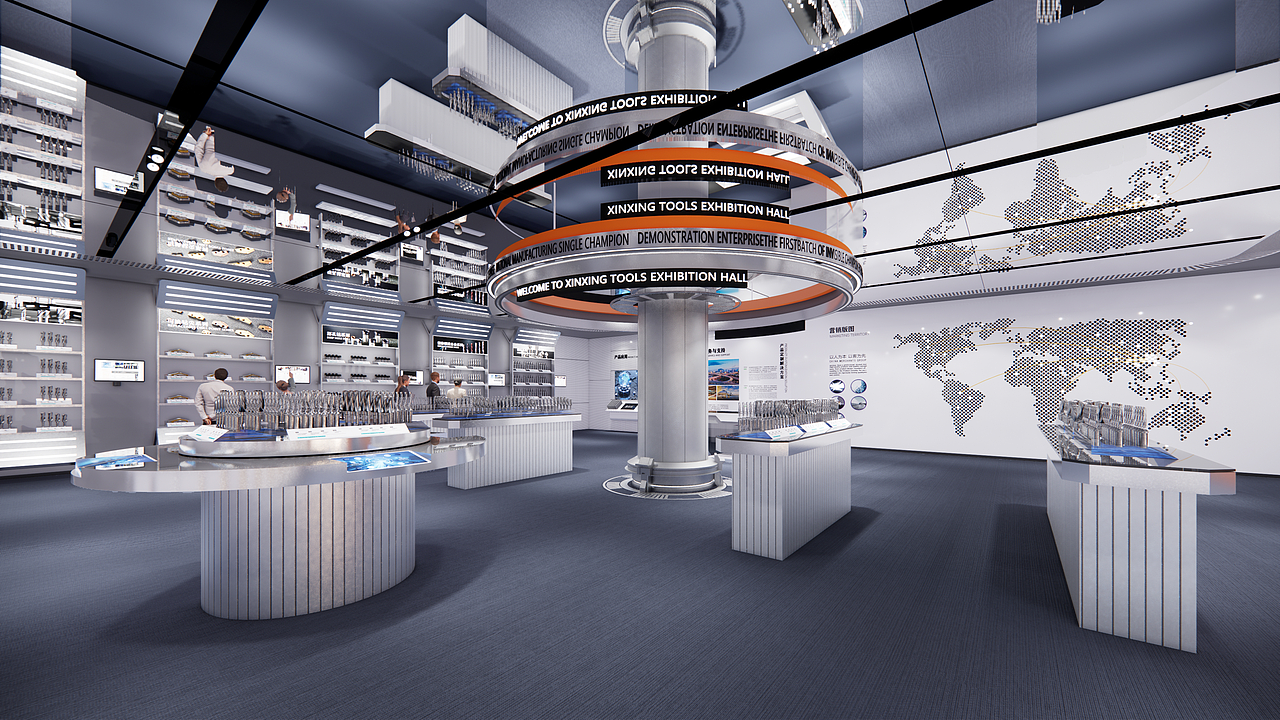 展厅展陈 | 钻具企业（图ZMzA3ODg1OTUy） - 展陈设计 - 站酷设计师Feline_原创素材 - 站酷ZCOOL