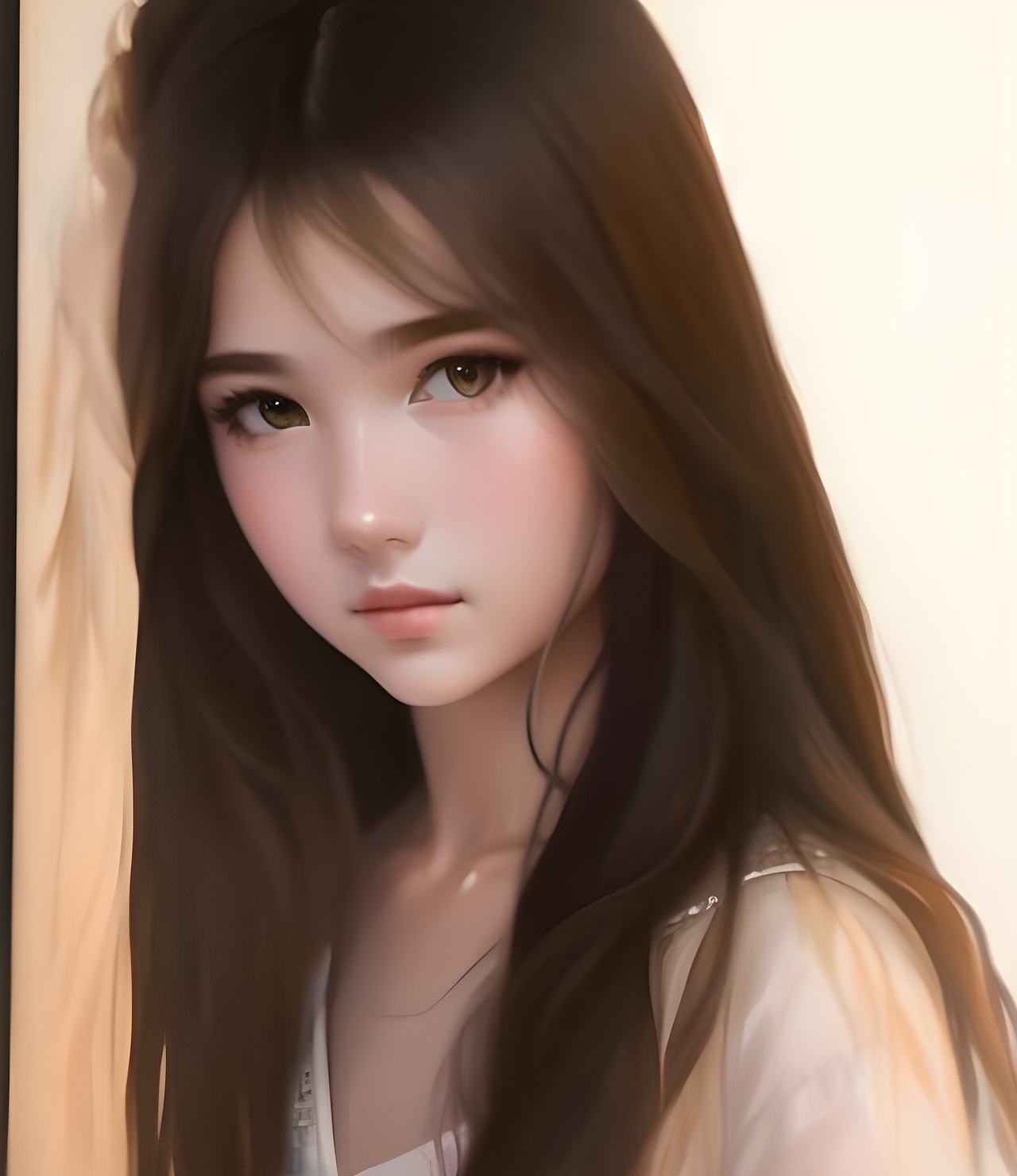 照片转手绘,AI对着照片画的CG 手绘头像 厚涂 CG 唯美