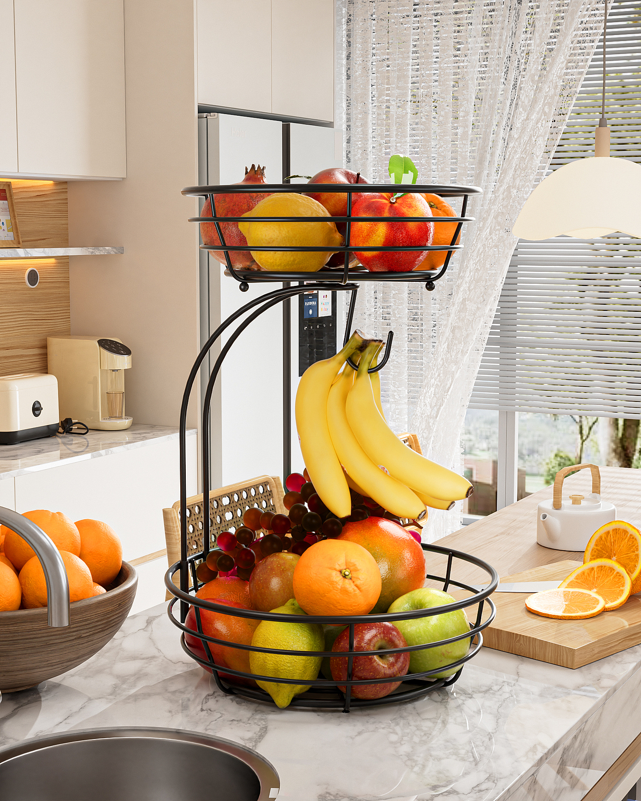 水果篮室内场景渲染