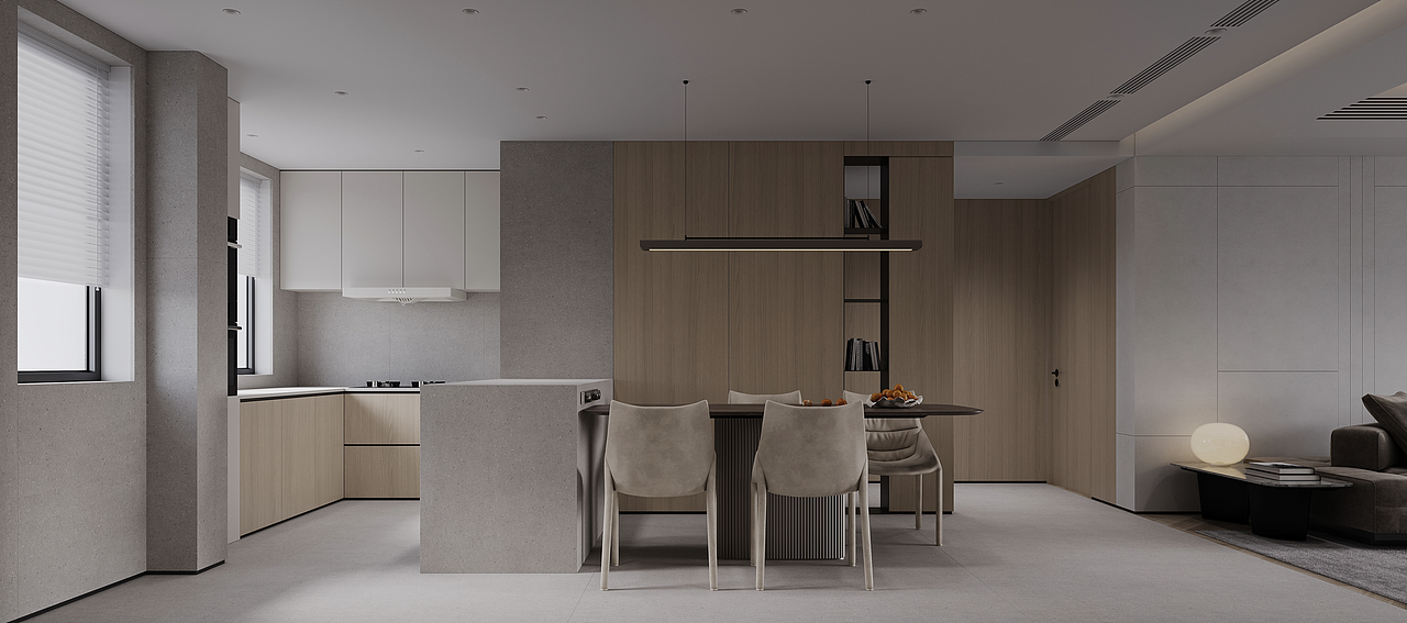 131㎡围绕原木风的现代和中式