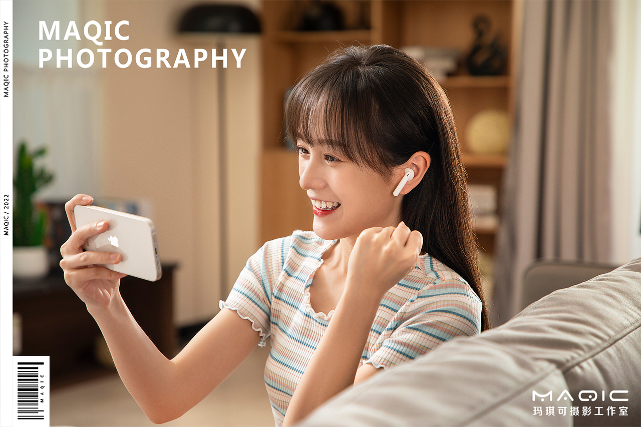 闪魔E03蓝牙运动耳机——产品模特图拍摄