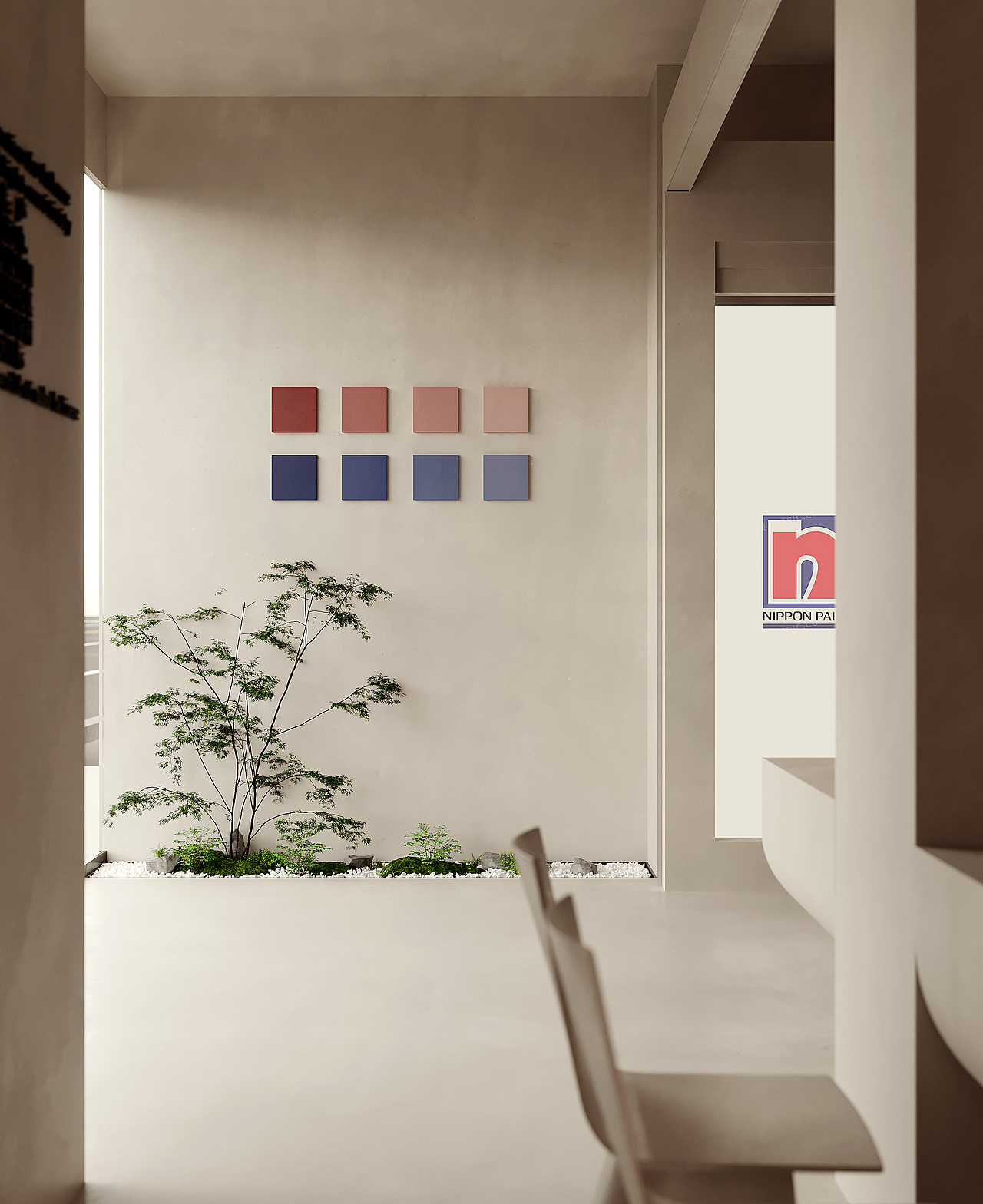 油漆展厅（图ZMjk5MDE0MjY0） - 商业空间设计 - 站酷设计师小B咔咔原创素材 - 站酷ZCOOL