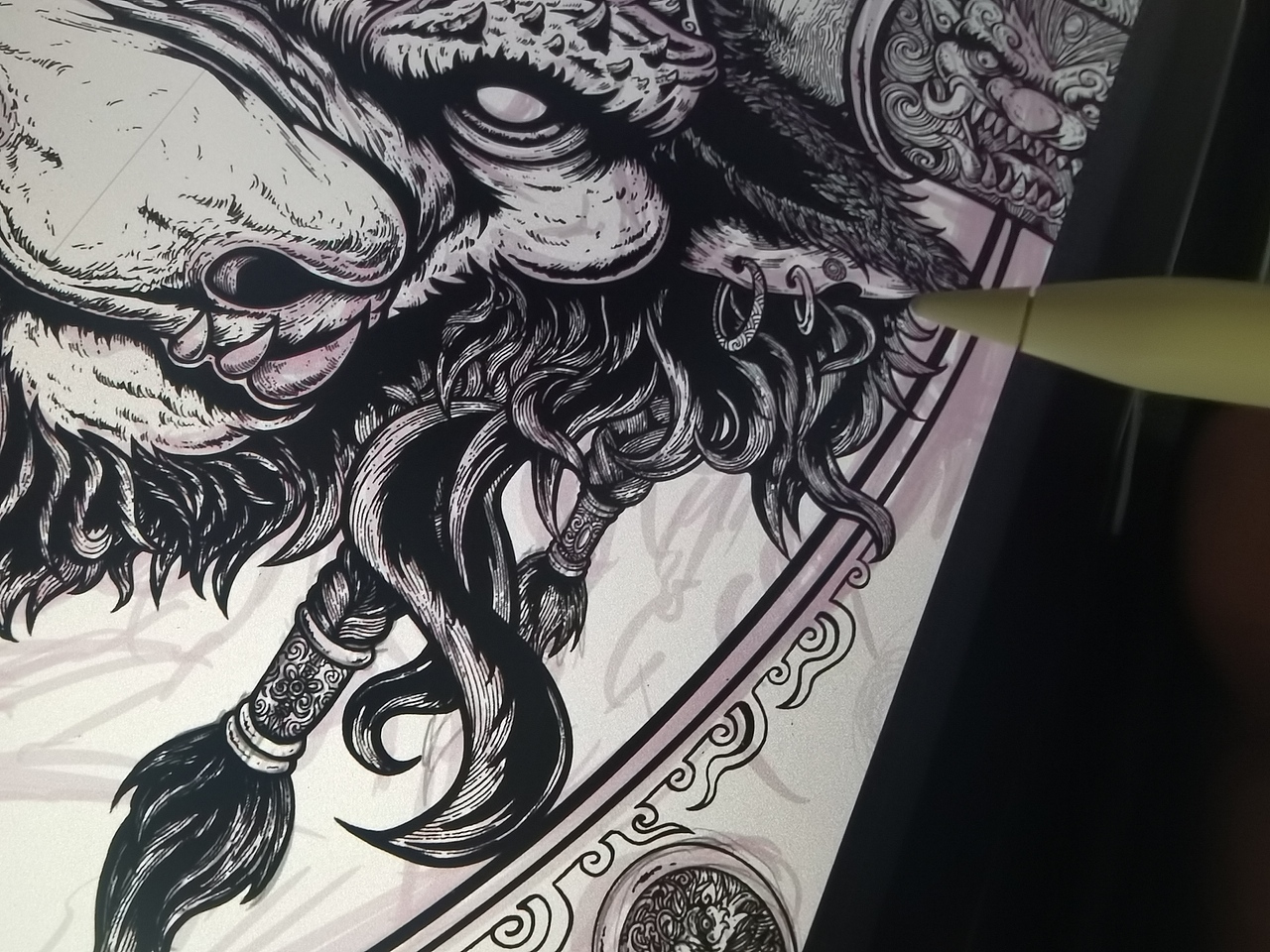 2023.11.08毣柞山海-西山经-太华山-山神(特写)