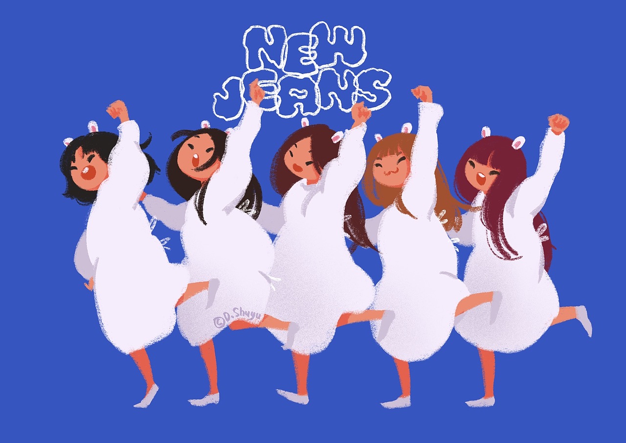NewJeans《OMG》同人（图ZMzI3NDIwNDE2） - 创作习作 - 站酷设计师鼠鱼DShuyu原创素材 - 站酷ZCOOL