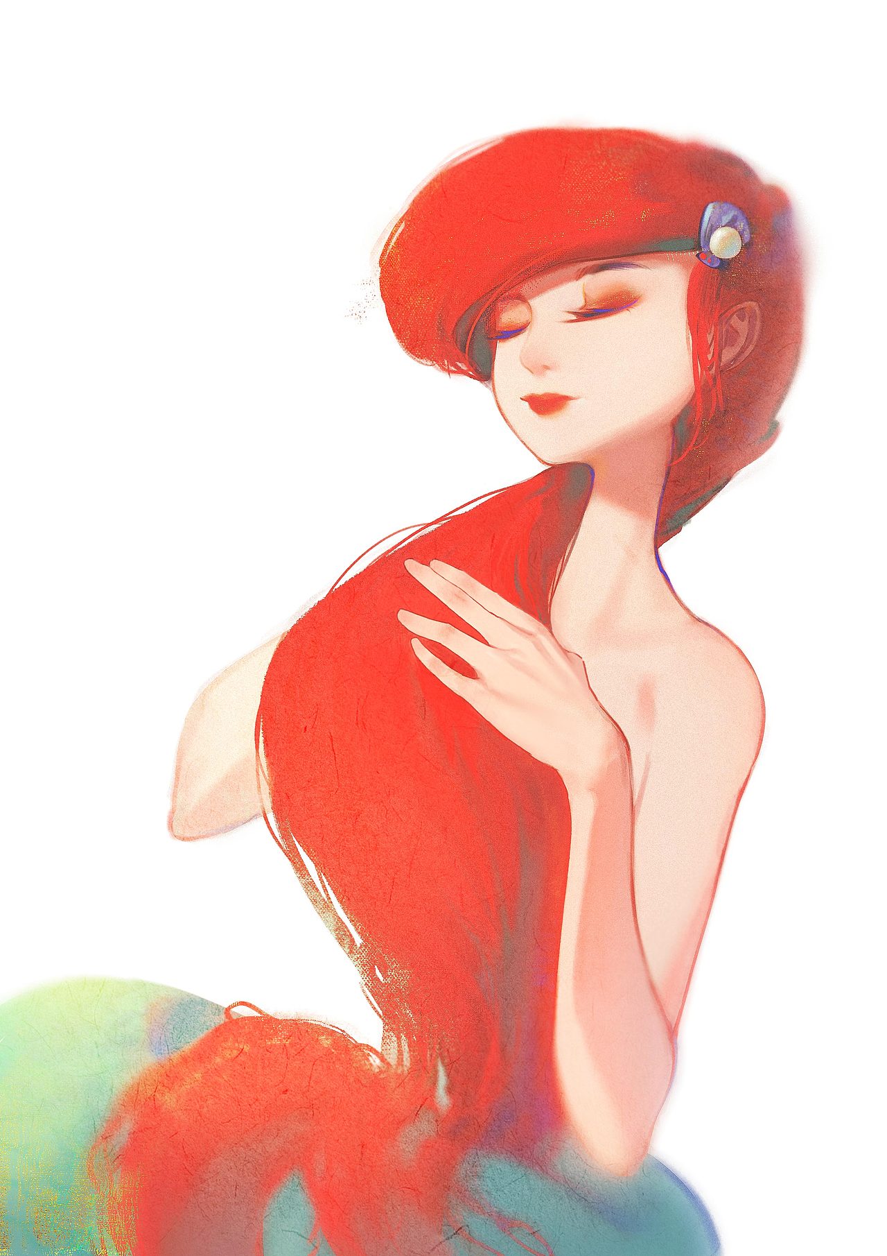 迟来的2022画画年终总结（图ZMzI5MzI4MDQ0） - 创作习作 - 站酷设计师白_ELF原创素材 - 站酷ZCOOL