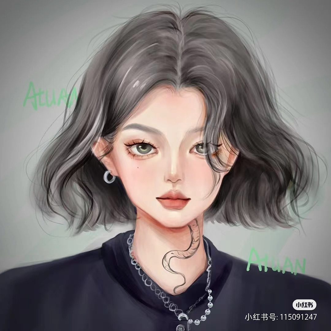 画点头像(好爱漂亮妹妹