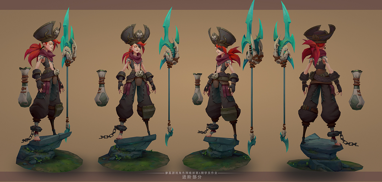 廖磊3D角色网络班第六期作品选集2