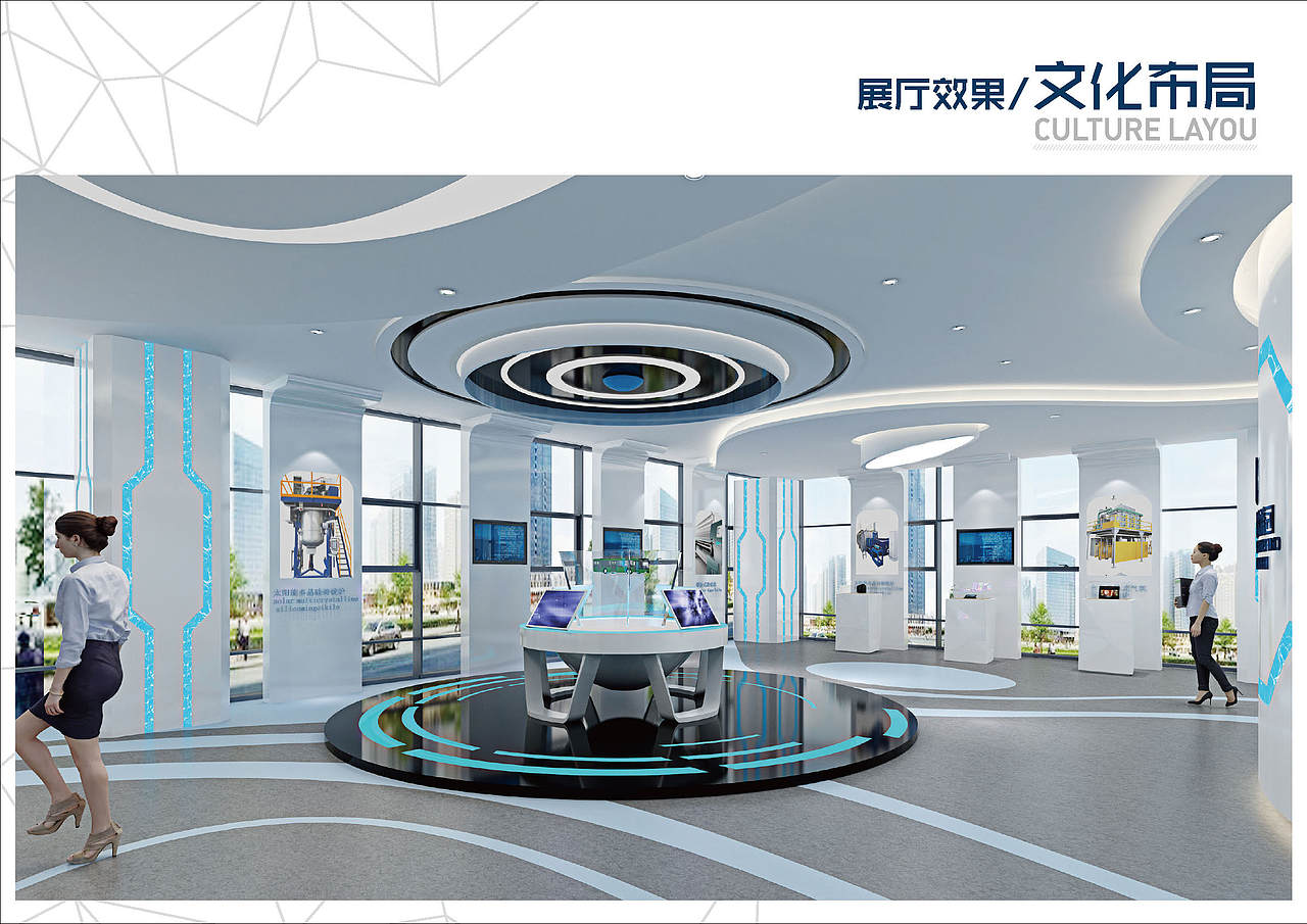 企业文化科技展厅设计方案（图ZMzAxMTMwMzMy） - 展陈设计 - 站酷设计师拓拔鼠原创素材 - 站酷ZCOOL