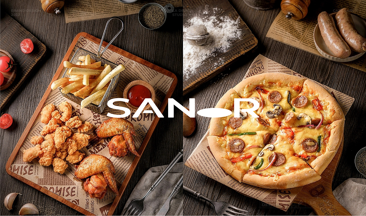 山有小口SANDR西式餐饮-品牌设计
