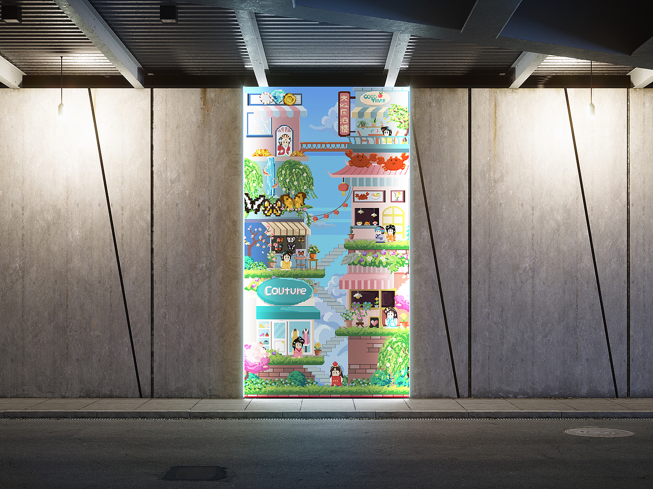 像素红楼大作战!一起梦红楼！GO!GO!GO!（图ZMzA3MDExODA4） - 商业插画 - 站酷设计师猫狸尤原创素材 - 站酷ZCOOL