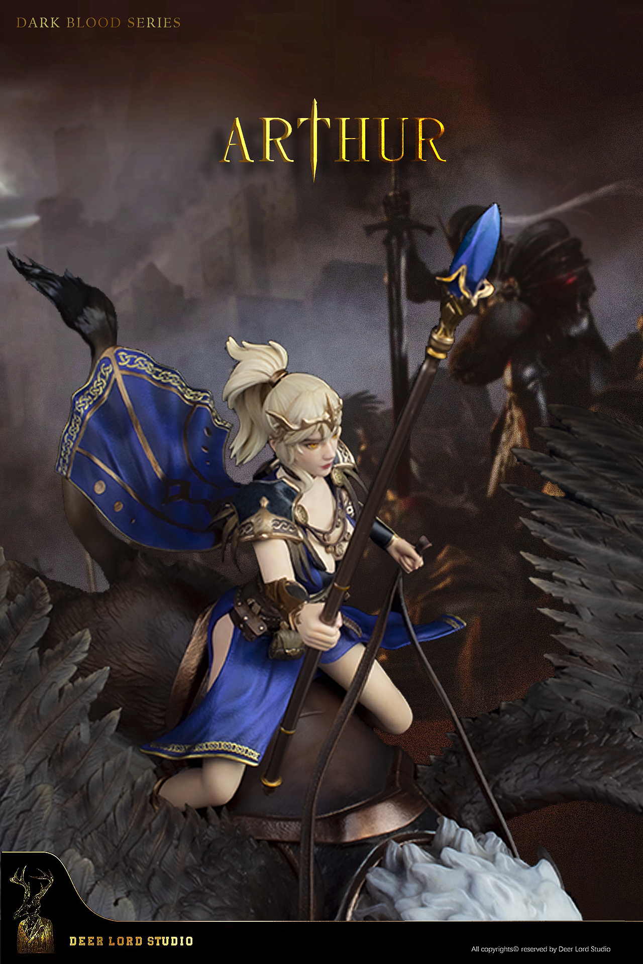 《Dark Blood Series黑血》系列 梅林（圖ZMjk5MzI4MDc2） - 手辦/模玩 - 站酷設計師DeerLord木麓以太原創(chuàng)素材 - 站酷ZCOOL